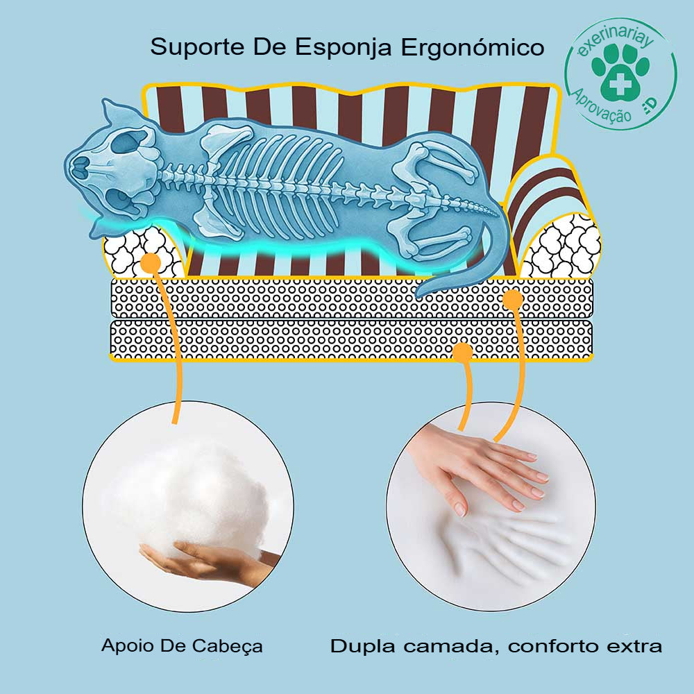 Cama Listrada Sunny™ + 2 Brindes Incríveis