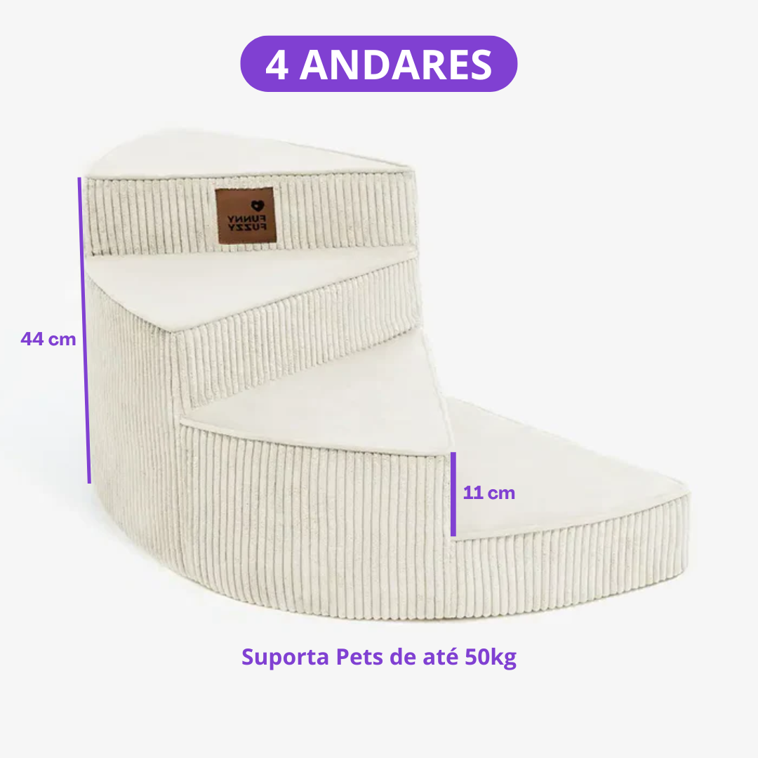 [COMPRE 1 LEVE 2] Escada Artesanal em Espiral para Pet + 2 Brindes Incríveis