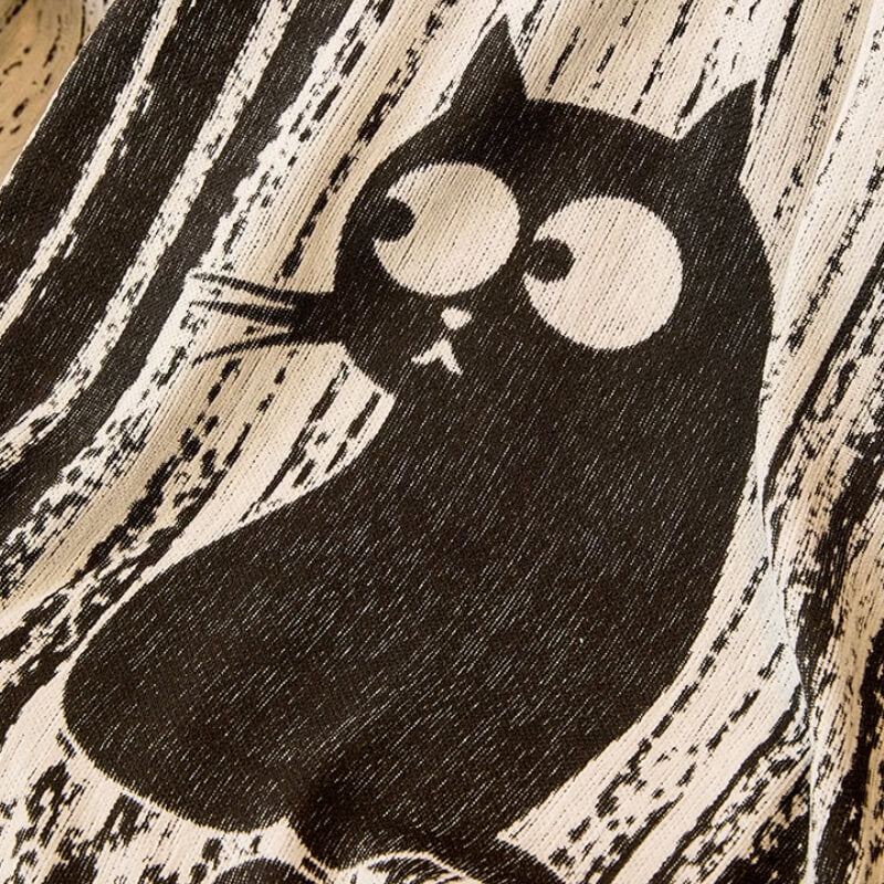 Capa de Sofá em chenille com estampa de pata e resistente a arranhões